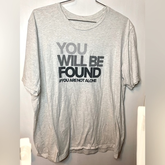 You Will be Found Dear Evan Hansen Men’s 2x T-shirt - Picture 1 of 2
